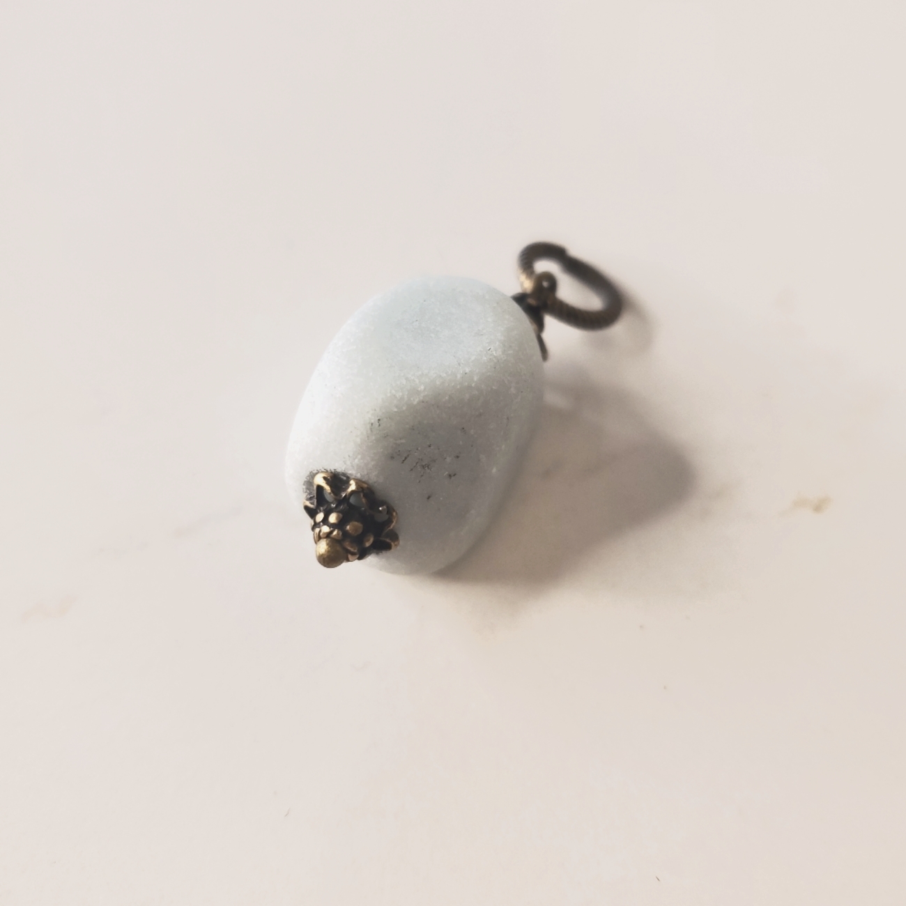 Lenny & Eva Light Blueish Grey Charm For Bracelet